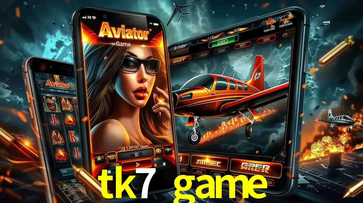 O popular jogo de apostas Aviator exibido em vários celulares e tablets, mostrando a interface emocionante e a ação de voo disponíveis para jogar agora no tk7 game.