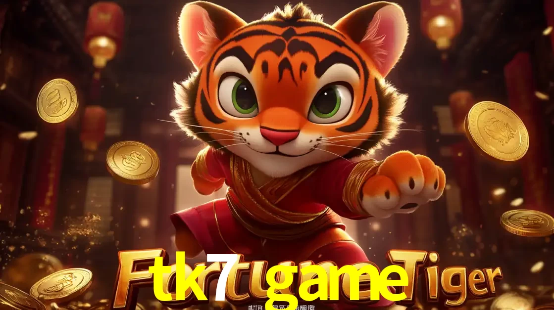 O carismático mascote do jogo de slot Fortune Tiger, um tigre fofo em pose de artes marciais, pronto para trazer sorte e multiplicadores de ganhos no cassino online tk7 game.